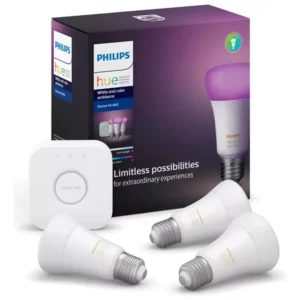 Philips Hue Starter Kit 3 Lâmpadas E27 Wi-Fi